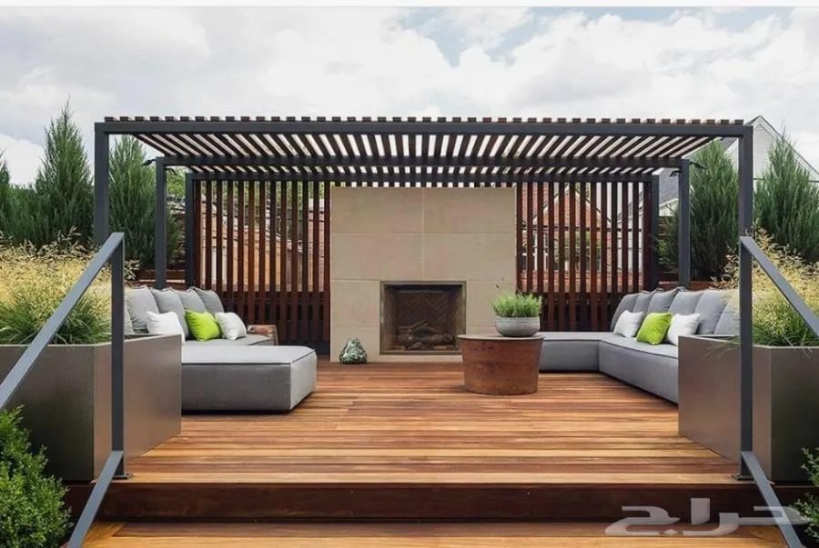 تركيب برجولات خشبية للحدائق والرفوف