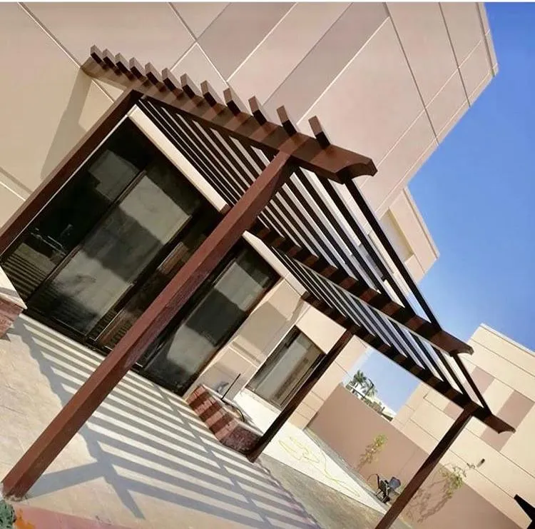 تركيب برجولات خشبية للحدائق والرفوف