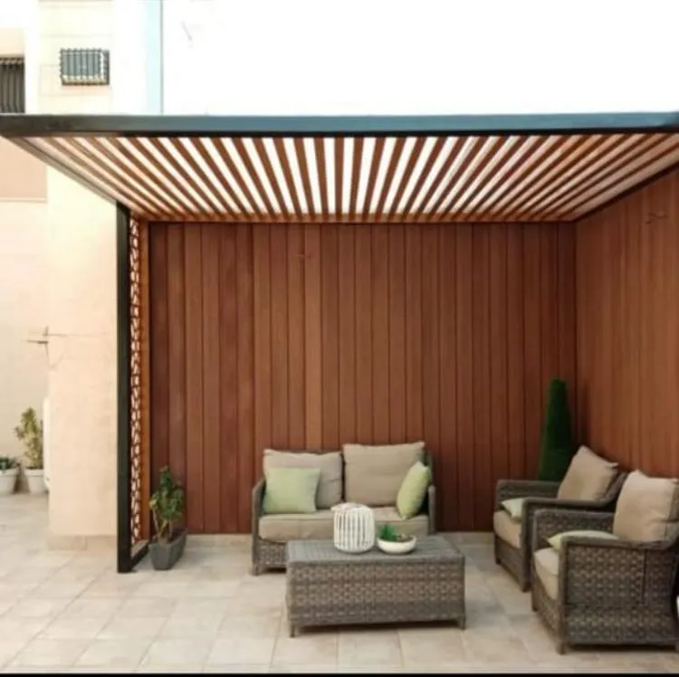 تركيب برجولات خشبية للحدائق والرفوف