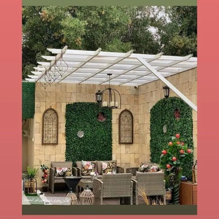 تركيب برجولات خشبية للحدائق والرفوف